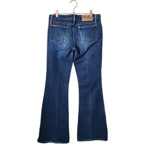 MUDD VINTAGE Y2K medium wash flare jeans denim dark wash preppy‎